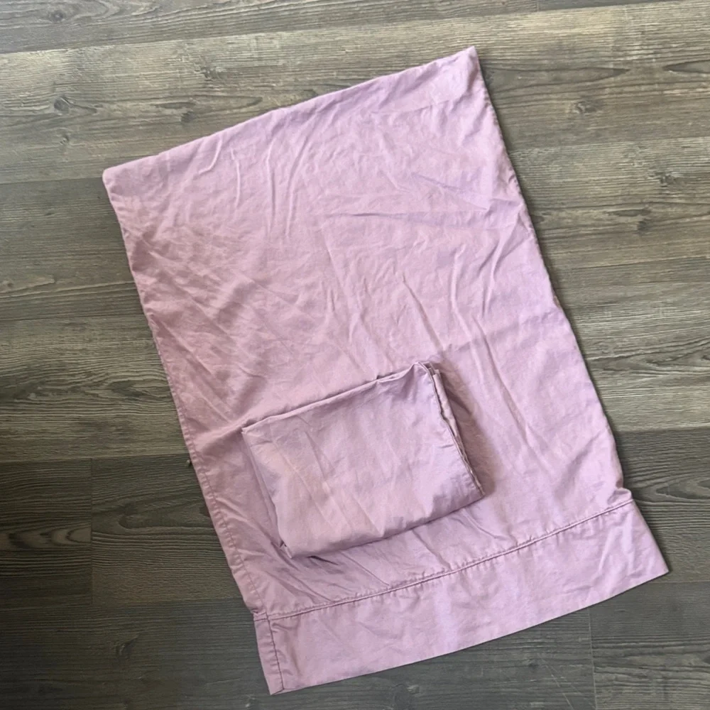 Dusty Rose Standard 100% Cotton Pillowcase Set